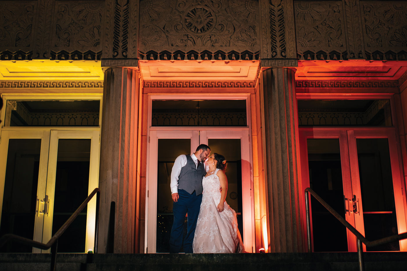Sanderson wedding at the Johnstown Masonic Temple